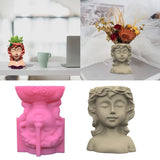Resin Succulents Flower Pot Mold for DIY Home Decor