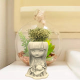 Succulents Flower Pot Resin Mold for DIY Garden Decor