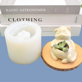 Succulents Flower Pot Resin Mold for DIY Garden Crafts