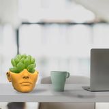 Resin Succulents Flower Pot Silicone Mold for Diy Garden Home Decor