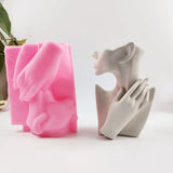 Resin Succulents Flower Pot Silicone Mold for DIY Garden Concrete Crafts