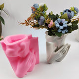 Resin Succulents Flower Pot Silicone Mold for DIY Garden Concrete Crafts