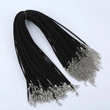 Suede Cord 3mm 100pcs Mix Colour Velvet Cord Necklace Rope