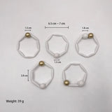 Boho Jewelry Valentines' Bracelets Set Acrylic Resin Beads for Women