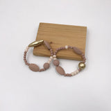 Boho Charm Glass Resin Beads Bracelets for Women