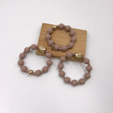 Boho Jewelry Valentines' Gift Elastic Bracelets Set for Women