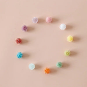 Frosted Beads Earrings Pendant DIY Jewelry Accessories