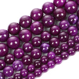Sugilite Purple Stone Beads for Jewelry Making DIY