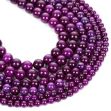 Sugilite Purple Stone Beads for Jewelry Making DIY