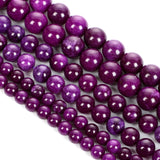 Sugilite Purple Stone Beads for Jewelry Making DIY