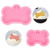 Dog Bone Shape Silicone Mold for Key Chain Pendant