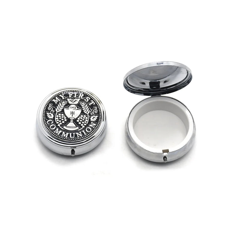 Small Size Rose Necklace Or Bracelet High-grade Eucharist Box Metal Box