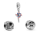 Summer Rome Venice Italy Dutch Windmill Charms Diy Bracelet