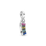 Summer S925 Sterling Silver Charm Bracelet, Heart-shaped Stars