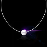 925 Silver Choker Crystal Necklace Zircon Women Clavicle Chain