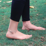 Fishbone Pendant 925 Silver Anklets for Women