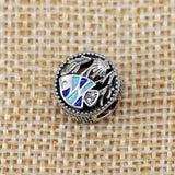 925 Silver Fish Crystal Charm Bead Ocean Life Bracelet DIY