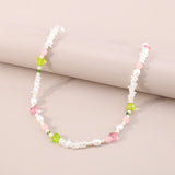 Summer Beach Pearl Crystal Waist Chain Body Jewelry