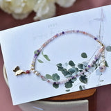 Summer Bohemia Style Pearl Quartz Bead Foot Chain Anklet