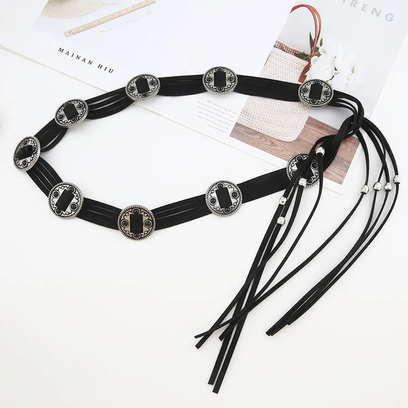 Bohemian Style Inlaid Waist Chain for Women