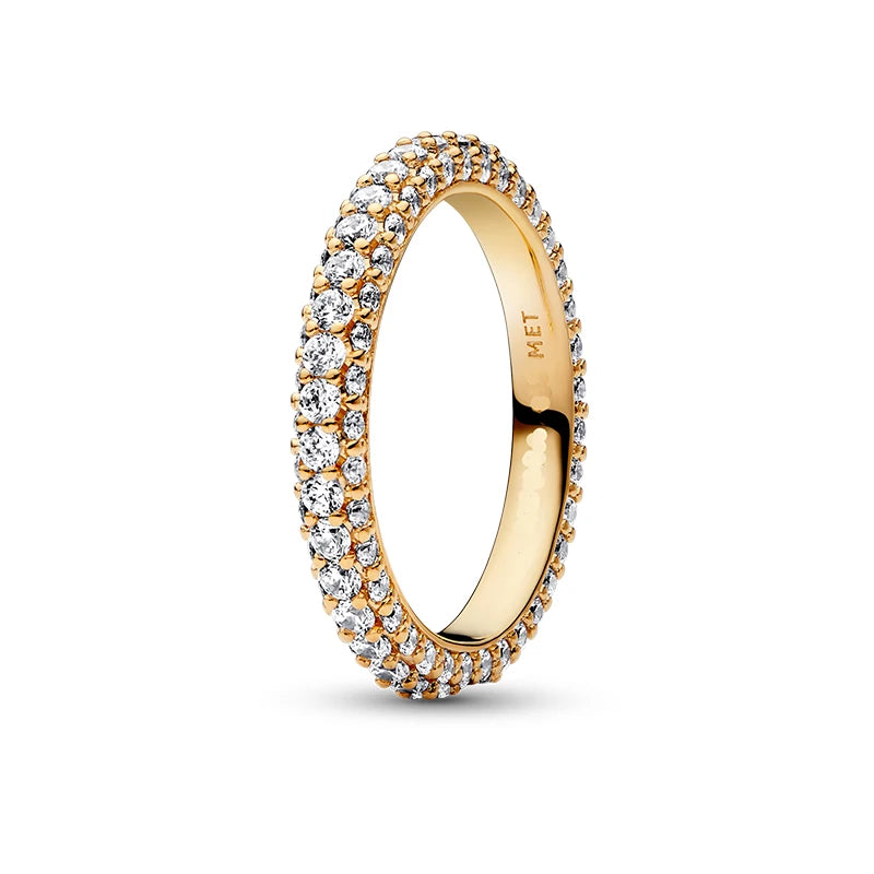 Celestial Moon And Sun Ring For Women Cocktail Band Silver 925