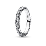 Celestial Moon And Sun Ring For Women Cocktail Band Silver 925