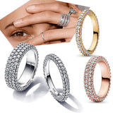 Summer Sparkling Moon Sun Ring 925 Silver