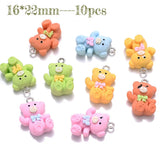 Summer Animals Charms for DIY Earring Keychain Bracelets Making
