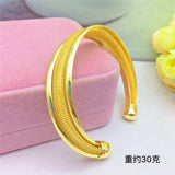 Delicate 14K Yellow Bracelet for Women's Wedding