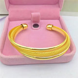 Delicate 14K Yellow Bracelet for Women's Wedding