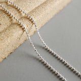 925 Silver Chain Anklet Beads Bracelet Foot Jewelry Summer Beach Party