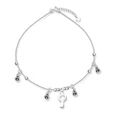 925 Silver Chain Anklets for Beach Party