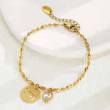 Summer Classic Love Letter Bracelet Gift Party Women Jewelry