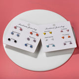 Summer Small Ceramic Earring Set Steel Needle Good Jewelry