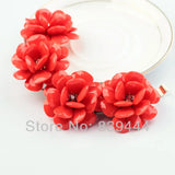 Rose Crystal Flower Bracelet for Women