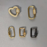 Summer Natural Pearl Beaded Necklace Openable Screw Buckle Pendant