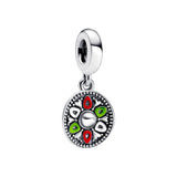 Summer 100% High Silver Straw Hat Flip Flop Pendant Women's Diy Jewelry Gift