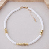 Summer Wild Silicone Necklace Art Women Ethnic Style Beach Jewelry