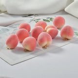 Summer Peach Belt Hanging Fruit Pendant DIY Ear Stud Pendants 8pcs