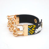 Summer Leather Charm Bracelet Magnet Vintage for Women
