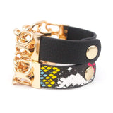 Summer Leather Charm Bracelet Magnet Vintage for Women
