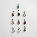 Summer Love Geometric Agate Labradorite Pendants for Jewelry Making