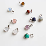 Summer Love Geometric Agate Labradorite Pendants for Jewelry Making
