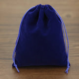Summer Love Velveteen Jewelry Bags Pouch Purple Red Green Pink Velvet