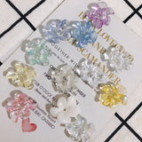 10pcs Mini Glass Beads for DIY Earrings - Summer Resin Small Flowers