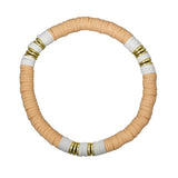 Summer Morandi Soft Pottery Slice Bracelet Bohemian Beach Bracelet Female Ethnic