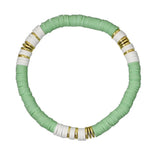Summer Morandi Soft Pottery Slice Bracelet Bohemian Beach Bracelet Female Ethnic