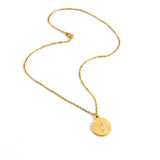 Summer Women's Coin Necklace Stainless Steel Choker Pendant