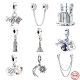 Summer Accessories Fly Pass Port Moon Palace Fit Bracelet Charms Beads For Women