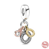Summer Accessories Love Mom Birthday Bracelet Charms Beads for Women
